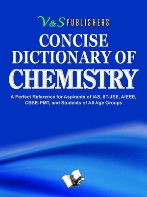 cover image of Concise Dictionary of Chemistry